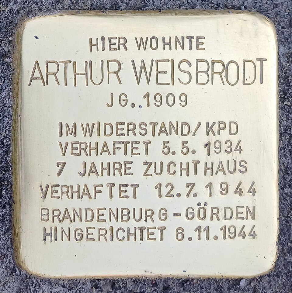 Porträt von Arthur Weisbrodt